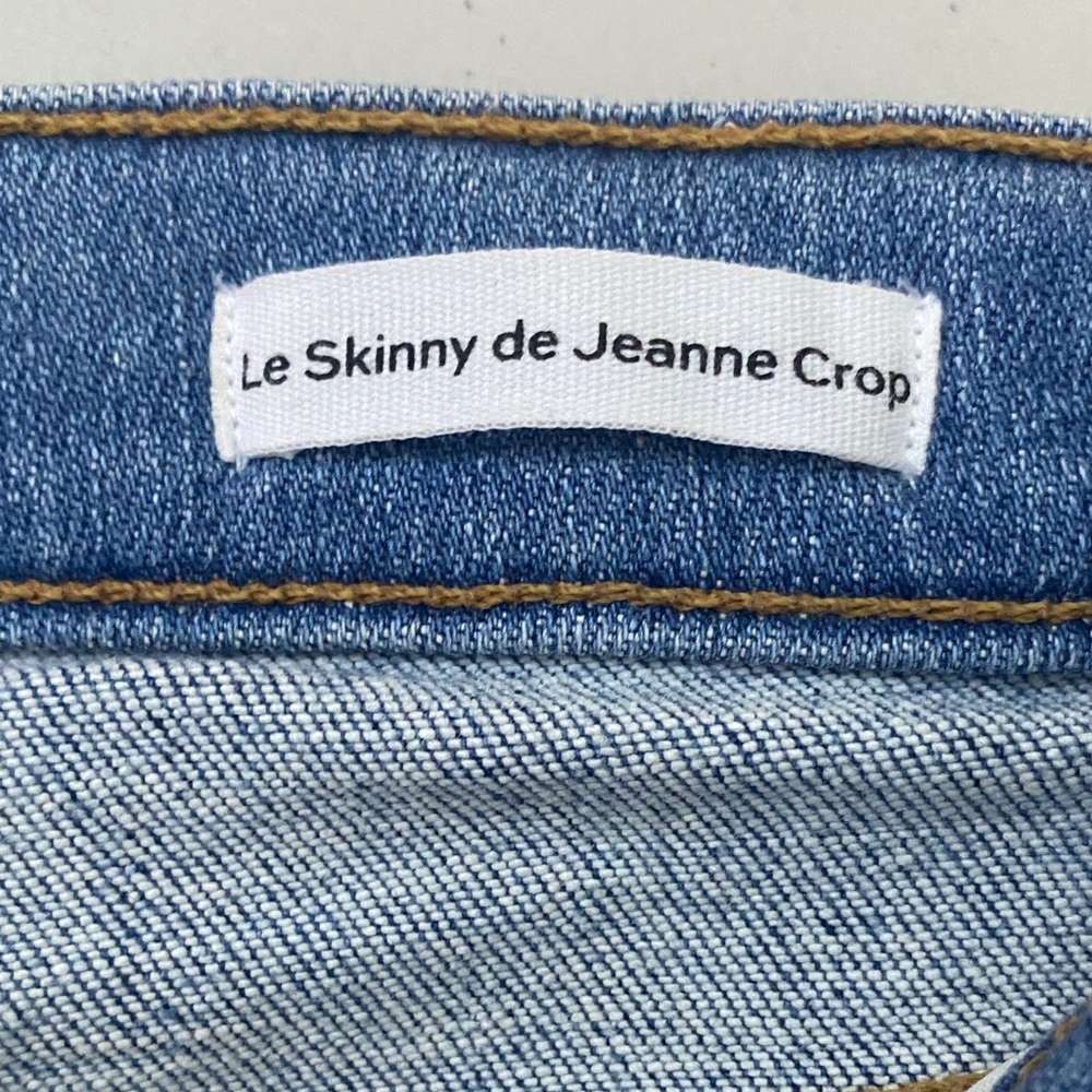 FRAME Le Skinny de Jeanne Crop Skinny Jeans in Firefly sz 27 - Picture 12 of 14